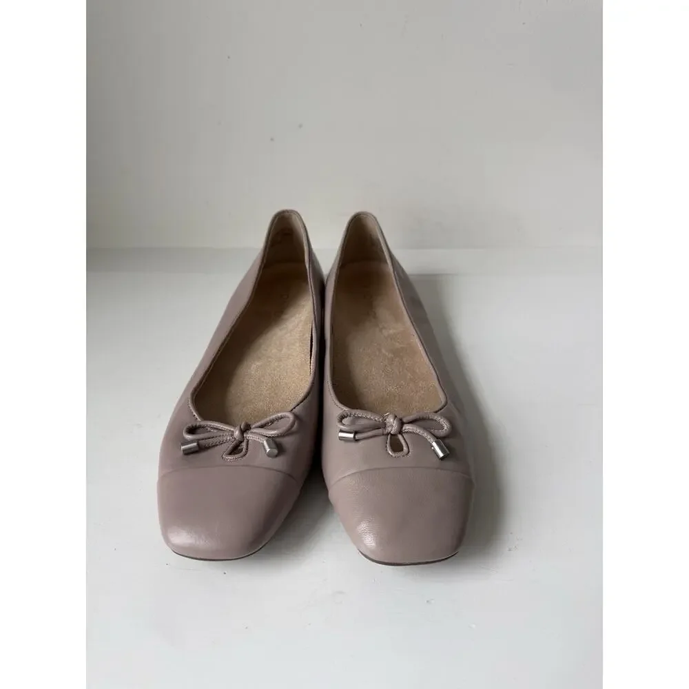 Vionic Klara Women's Size 11 Cream Flats Klara Ballet Flats Arch Support